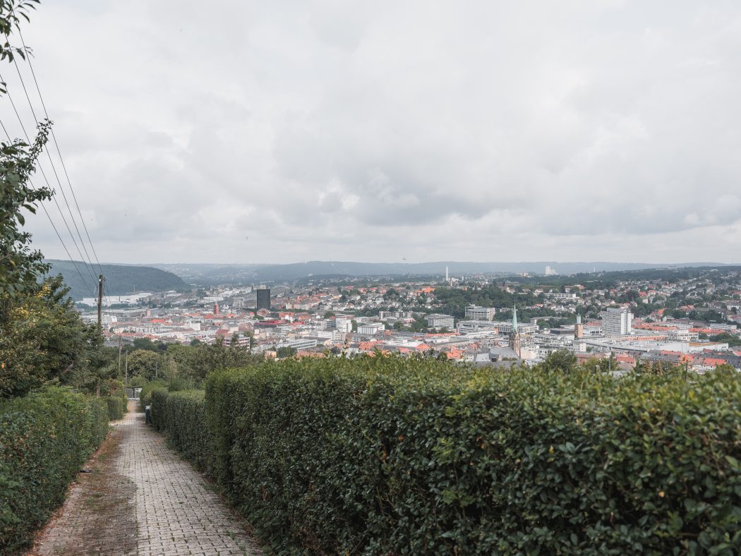 Das Foto zeigt den Wanderweg 3-Türme-Weg in Hagen