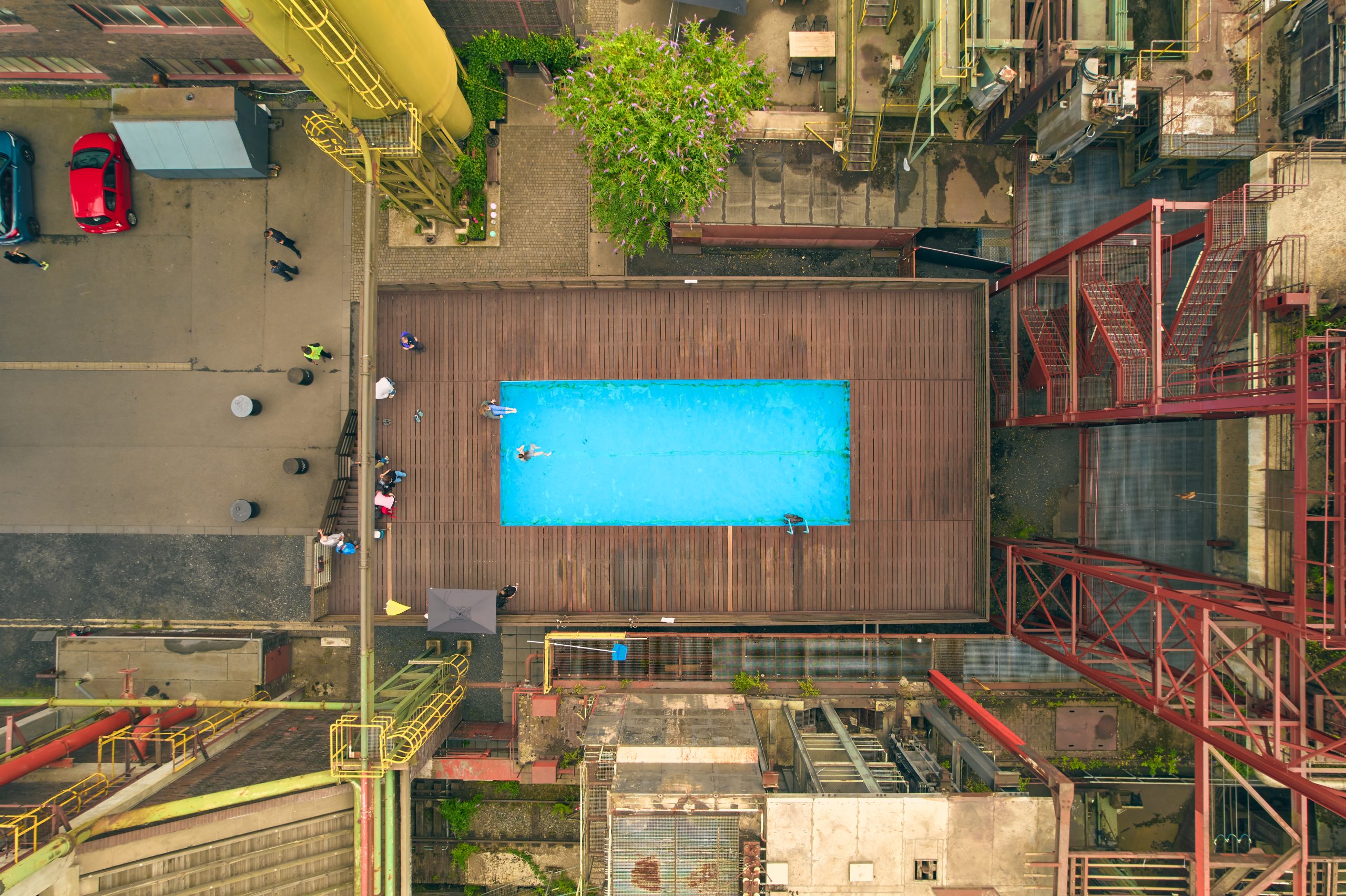 Das Foto zeigt das Schwimmbad auf Zollverein.