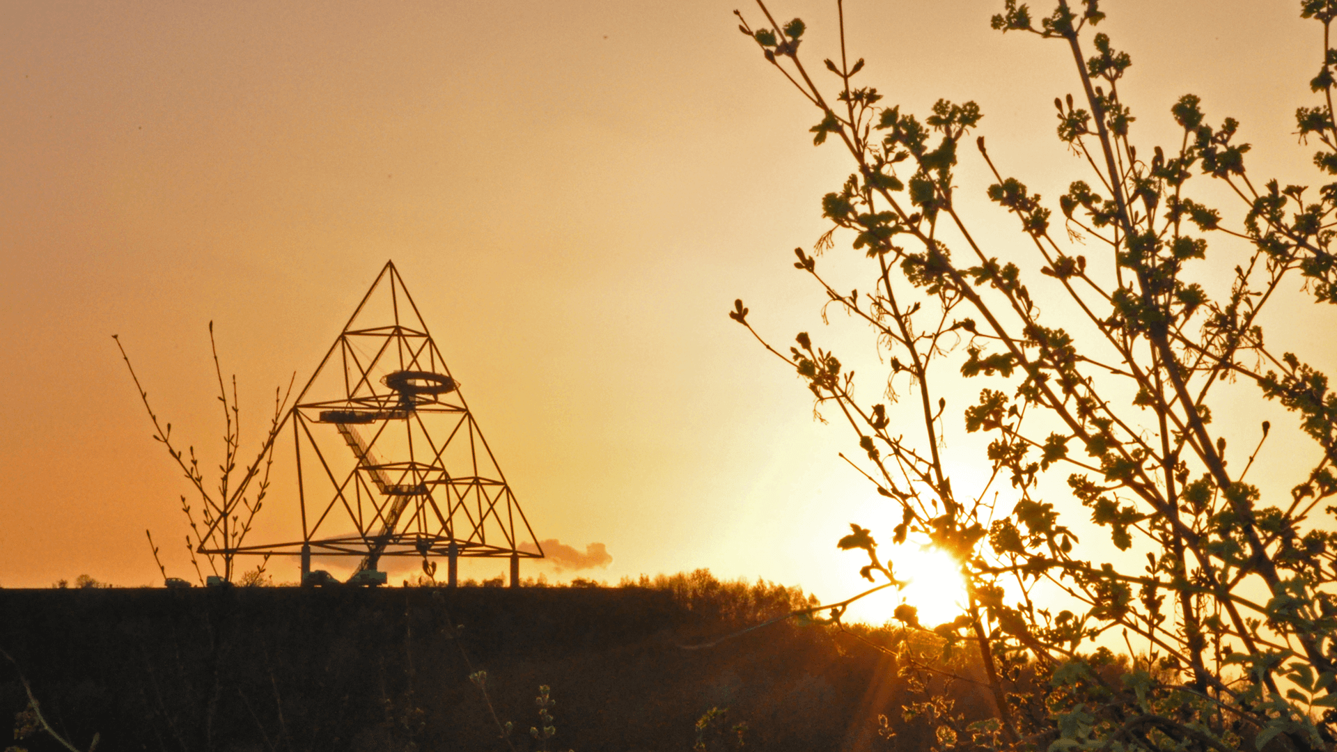 Das Bild zeigt das Tetraeder in Bottrop