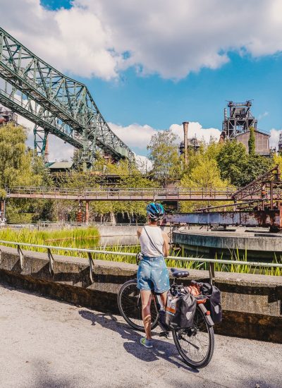 Das Bild zeigt den Landschaftspark Duisburg-Nord