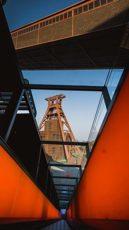 Das Foto zeigt die Zeche Zollverein in Essen