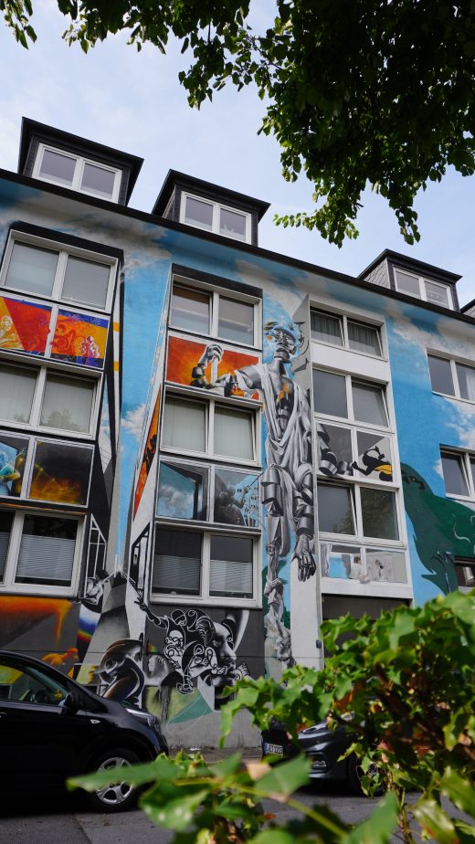 Das Foto ziegt Street Art im Südviertel in Essen