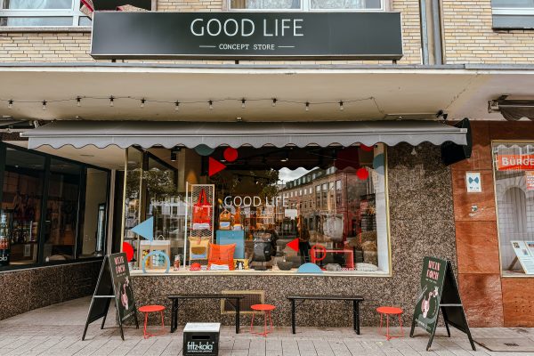 Das Foto zeigt den Good Life Concept Store im Wallviertel in Mülheim an der Ruhr