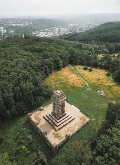 Das Foto zeigt den Wanderweg 3-Türme-Weg in Hagen