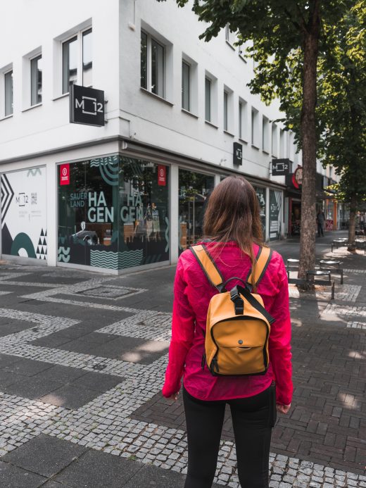 Das Foto zeigt den Wanderweg 3-Türme-Weg in Hagen