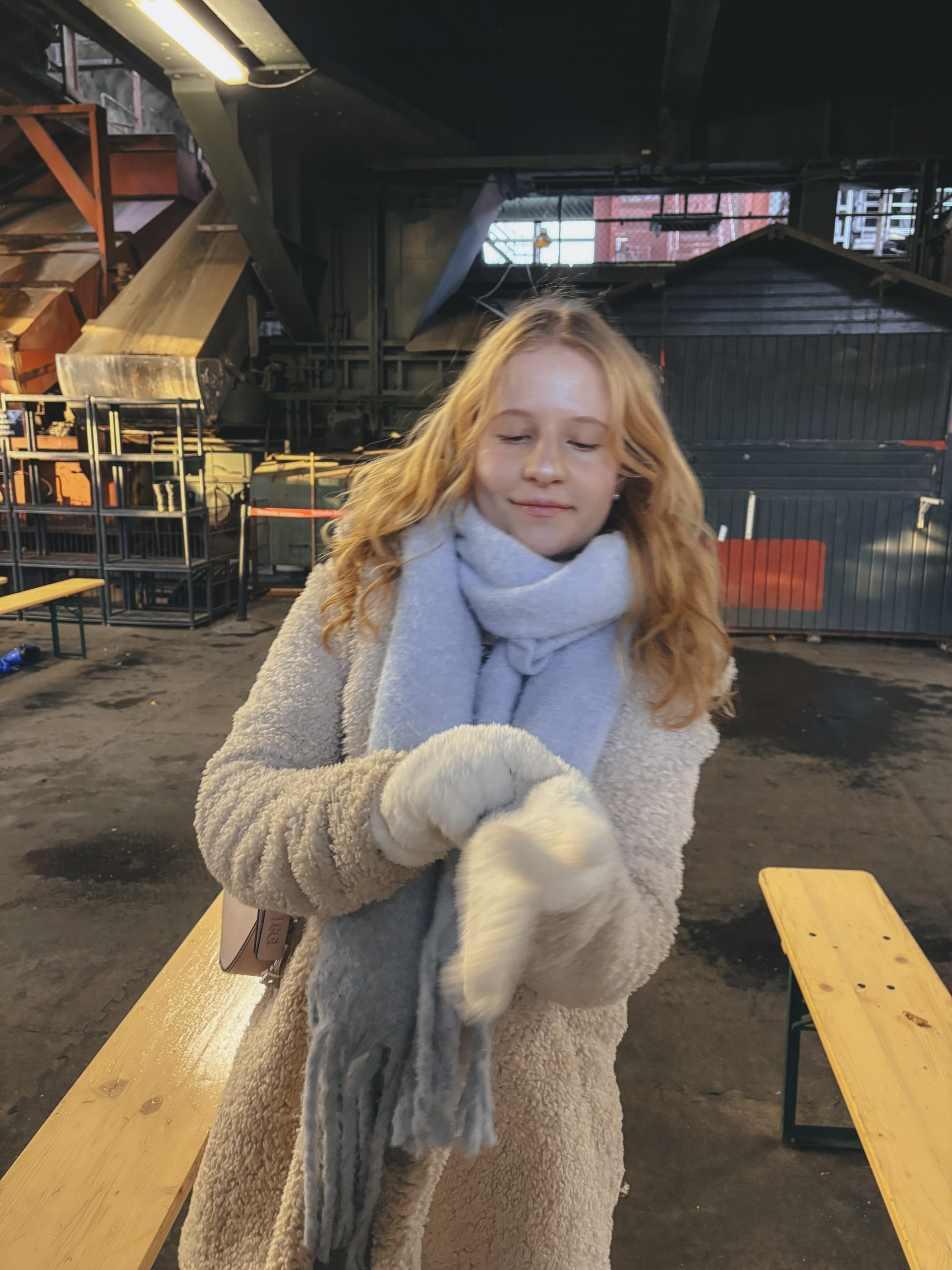 Das Foto zeigt die Eisbahn auf Zollverein.