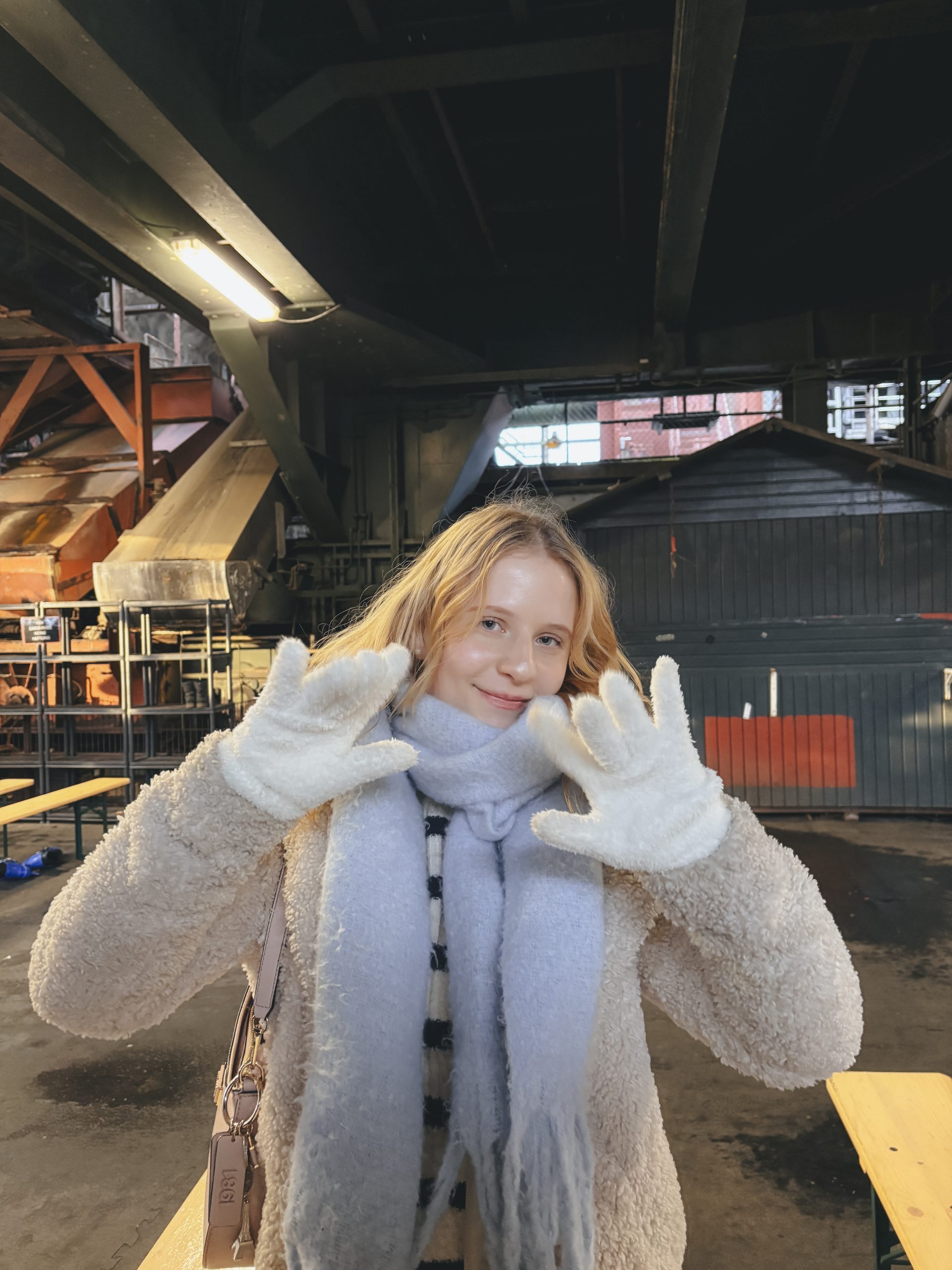 Das Foto zeigt die Eisbahn auf Zollverein.