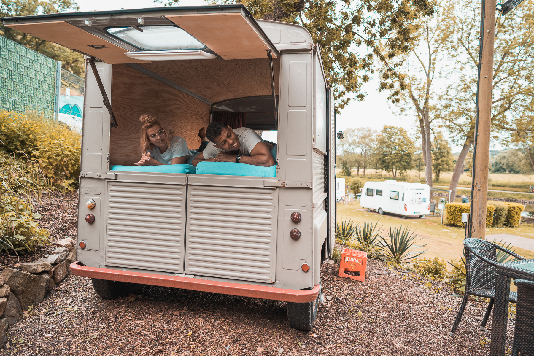 Das Foto zeigt Ruhrcamping in Essen.