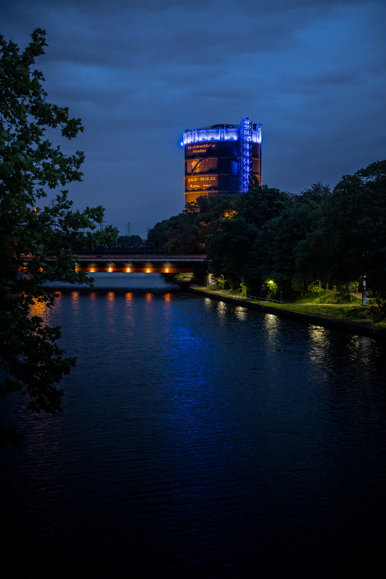 Foto zeigt Gasometer Oberhausen.