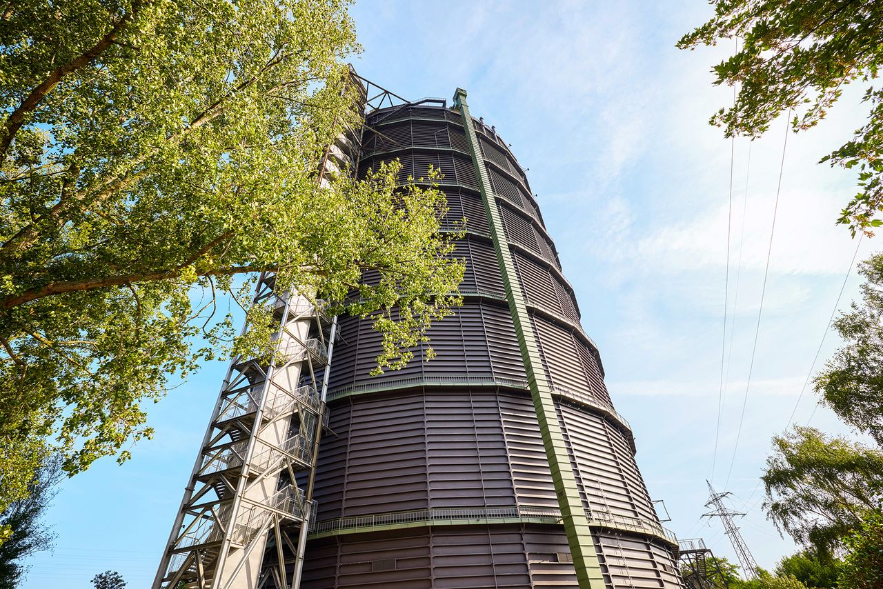 Das Bild zeigt das Gasometer in Oberhausen.